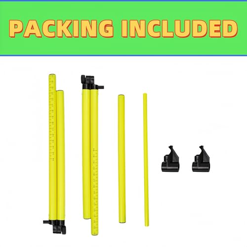 3 Pack Adjustable Height Hurdles Training Equipment, 12-26 Inch