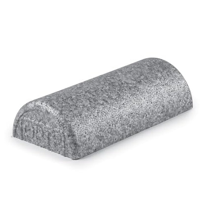 OPTP Silver AXIS Foam Roller, Moderate Density for Sports Medicine, Physical Therapy, Pilates, Yoga - Myofascial Release on Trigger Points (Silver Moderate Density, 12" x 3" Half-Round) - size: Silver - 12" x 3" Half-round
