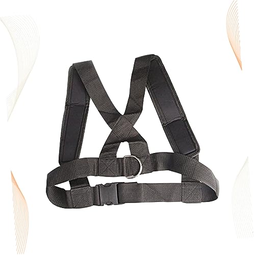 Adjustable Heavy Duty Sled Fitness Harness with Padded Shoulder Strap for Resistance Training and Strength Workouts No-slip Belt System for Running and Endurance Exercises