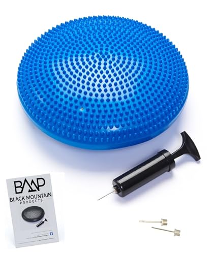 Black Mountain Products Exercise Balance Stability Disc with Hand Pump - color: Blue