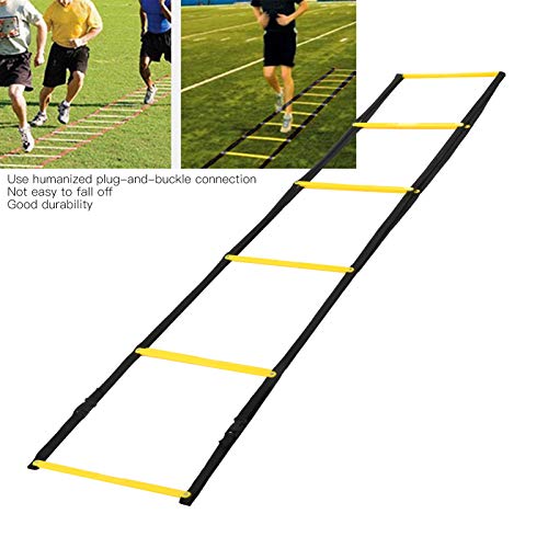 Speed Ladder for Football Footwork Training, Agile Speed Training Ladder with Anti - Slip Rungs, 14.4ft Fixed 10 - Rung Design with Carry Bag for Soccer Drills