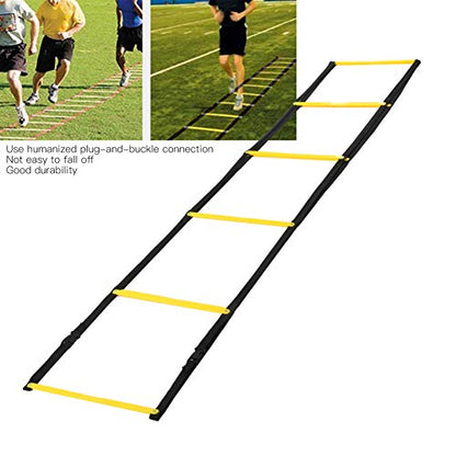 Speed Ladder for Football Footwork Training, Agile Speed Training Ladder with Anti - Slip Rungs, 14.4ft Fixed 10 - Rung Design with Carry Bag for Soccer Drills