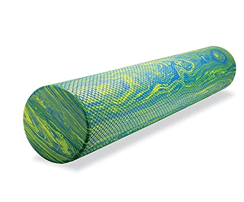 Pro-Tec Athletics EVA Bold Foam Roller 6"x35", Green Blue Marble, One Size