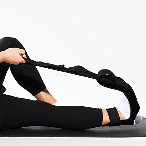 Yoga Stretch Strap, Physical Therapy Belt with Loops, Adjustable Hamstring Leg Stretcher Bands, Fitness Flexibility Stretching Recovery Ropes, for Rehab Workout Pilates Dance Gymnastics