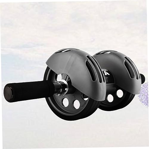 Automatic Rebound Dual Wheel Ab Roller with Kneeling Pad Exercise Wheel for Core Workout Smooth Wear Resistant Design Low Noise Abdominal Training Equipment for Home and Gym