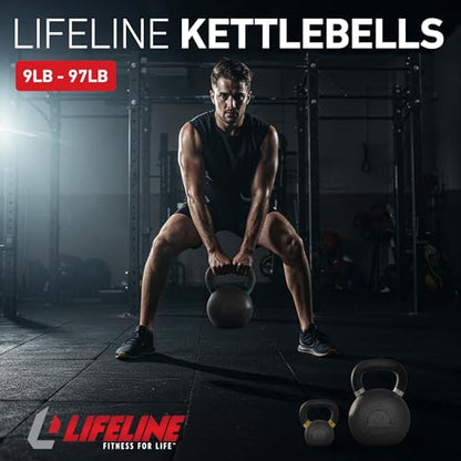 Lifeline Strength Training Kettlebell Weight for Home Gym - style: 32 kg/71 lb.