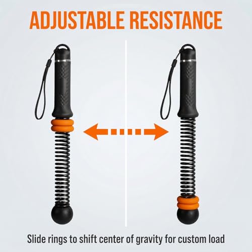 Ropeless Battle Ropes for Home Gym - Silent Cordless Battle Ropes with Adjustable Resistance, No Anchoring Needed, Portable Workout Equipment for HIIT, Strength & Cardio - Black