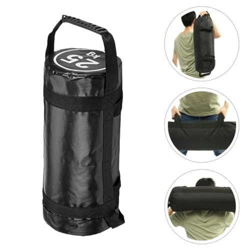 1 Set Fitness Workout sandbag Fitness sandbag Load sandbag Dynamic Load Exercises Sand Bag - color: Black, size: 60X23X23CM
