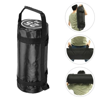 1 Set Fitness Workout sandbag Fitness sandbag Load sandbag Dynamic Load Exercises Sand Bag - color: Black, size: 60X23X23CM