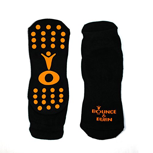 Premium Nonslip Grip Socks Anti-Skid - USA Size, Perfect for Trampoline Yoga Pilates - size: 6.5-9.5