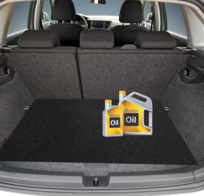 2 Pack Garage Floor Mat, 60 x 36 Inch Oil Spill Mat for Under Car Driveway Mats with Waterproof Backing, Black Reusable Rubber Mat Garage Mat for Protecting Surfaces