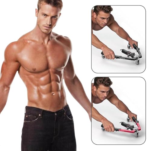 Core Flex Twister Pro Chest Press Machine 3-in-1 Hydraulic Ab Wheel Arm Exerciser with Adjustable Resistance 22–440 Lbs for Full-Body Strength Training