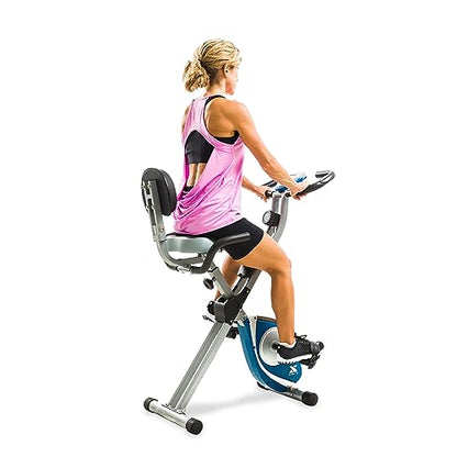 XTERRA Fitness Folding Exercise Bike, 225 LB Weight Capacity - style: FB350