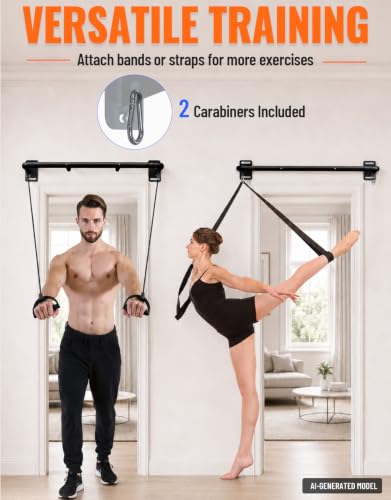 Fitarc Joist Mount Pull Up Bar, Wall Mount Pull Up Bar for Home Gym - color: Wall Mounted for 7-8ft Beams, 32in Span Studs