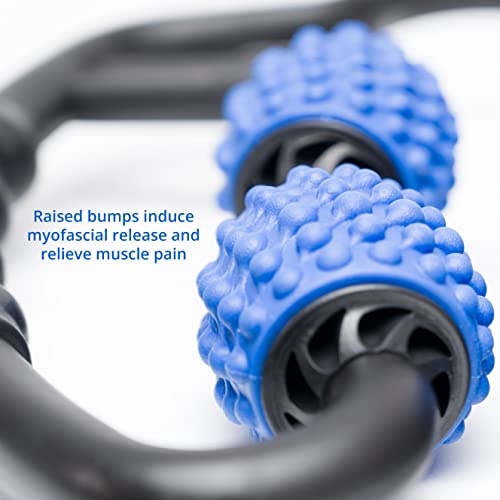 Body Back FSA Eligible Trigger Point Pressure Roller Massager for Forearm, Elbow, Hand, Arm, and Leg. Deep Tissue Handheld Self Massager for Tennis Elbow, Golfers, Athletes Myofascial Release
