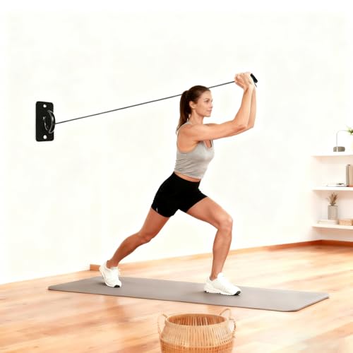 4 Pcs Resistance Bands Door Anchor, Battle Rope Anchor, Ceiling Hooks Heavy Duty, Wall Mount Bracket for Strength Training, Yoga, Home Gym