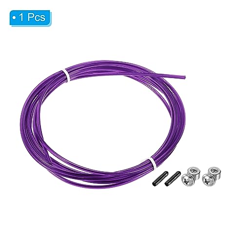 PATIKIL Speed Jump Rope Replacement Cable Professional Skipping Rope Steel Wire Replace for High Speed Jump Ropes - color: Purple