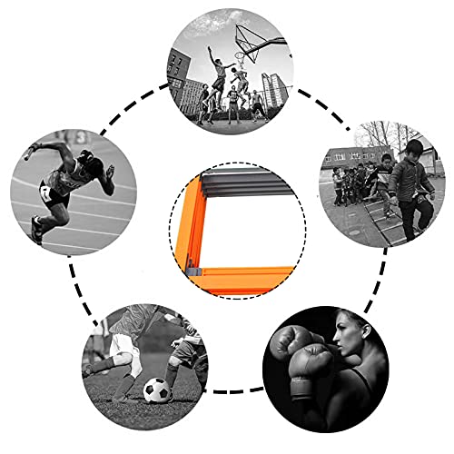 Agility Training Ladder - Speed & Footwork Ladder for Football, Rugby, Boxing, Lacrosse - Home Gym Fitness Equipment for Enhanced Athletic Performance