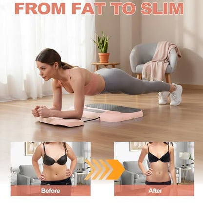 Pilates Board, 6-in-1 Pilates Reformer for Core & Full Body Workout, Portable Home Gym Equipment with Smart LED Digital Display, Pilates Trainer for Women, Beginners