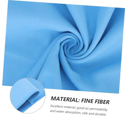GARVALON Superfine Fiber Quick-Drying Sports Towel Sweat Absorbent Travel Towel Compact Mesh Bag 40x80cm for Camping Yoga and Outdoor Activities