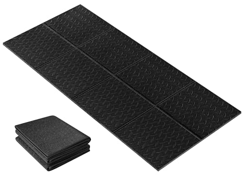 Walking Pad Mat for Carpet, Walking Pad Mat for Hardwood Floors, High Density, 0.2" Thickness, Folable, Floor Protection Mats for Bike, Elliptical, Treadmill - size: 55"L x 24"W x 0.2"Th