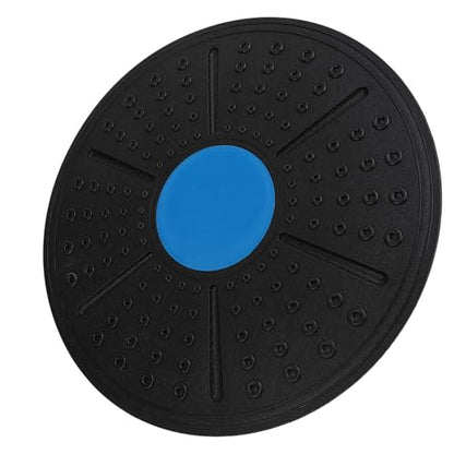 Alomejor Plastic Balance Board, Versatile Wobble Balance Stability Trainer with Non Slip Textured Surface for Core Strength Training, Home Gym Workout, Injury Recovery