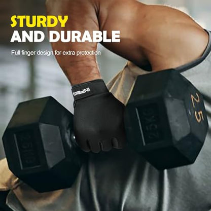 Workout Gloves,Non-Slip Full Palm Weightlifting Gloves with XRD Padding, Breathable Gym Training Gloves for Unisex - size: Large (Palm Width: 4.02 inches)