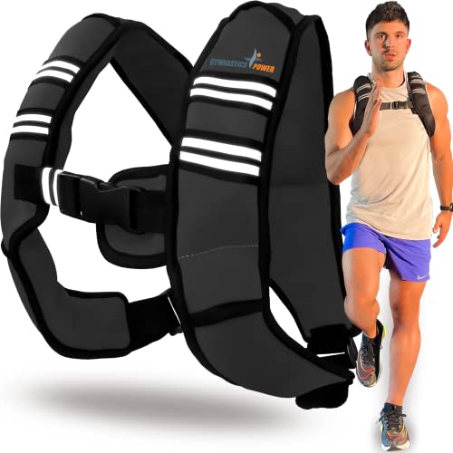 Weighted Vest for Men and Women 6Lb/8Lb/10Lb/12Lb/15Lb/20Lbs Adjustable Workout Vest for Strength Training, Running, Cardio, Rucking, Fitness & Cross Training - color: Black, size: 20 LB