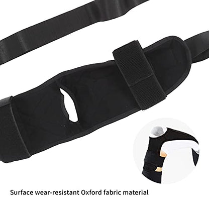 Leg Stretch Belt, Oxford Fabric Yoga Strap with Multi Loops and Hook Loop Closure, for Physical Therapy, Ballet Dance and Flexibility Training,
