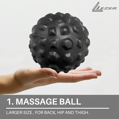 4.7 inch Large Massage Ball Roller, Firm Therapy Ball, Deep Tissue Myofascial Release, Trigger Muscle Point, Pain Relief for Neck, Back, Psoas, Thigh, Hip Flexor