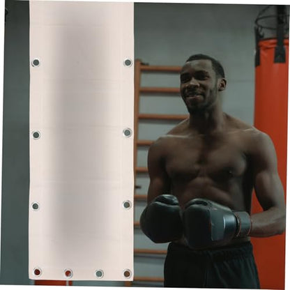 HEMOTON Wall-Mounted Triplet Boxing Bag 110x40cm Empty Sandbag Fitness Punching Bag for Boxing Training and Workout Equipment