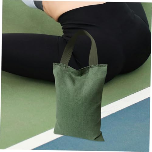 Happyyami 2kg Fillable Sandbags with Handle for Yoga and Fitness Empty Weight Training Bags for Dance and Exercise Canvas Construction
