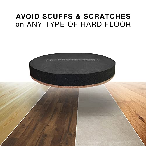 Felt Furniture Sliders Hardwood Floors X-PROTECTOR – 8 PCS 4 3/4 inch Furniture Sliders – Heavy Duty Felt Sliders Hard Surfaces – Move Your Furniture Easily & Safely! - size: 8 PCS 4 3/4 inch