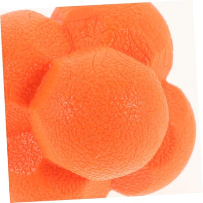 UKCOCO Hexagonal Reaction Ball for Hand Eye Coordination Training Reaction Speed for Team Sports Durable TPR Agility Ball for Soccer Basketball Tennis Unpredictable Bounces
