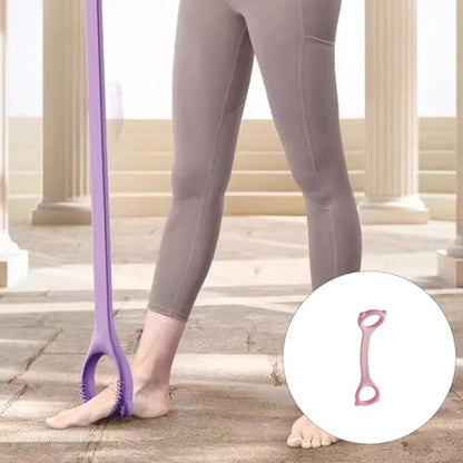 Stretching Band Enhances Fitness Training with Back Feature for Neck Shoulder Uncomfort Relief Gym Stretching Tool