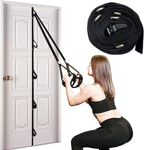 Door Anchor Strap for Resistance Bands, Heavy Duty Multi Point Resistance Band Door Anchor, Portable Anchor Gym Attachment for Home Fitness, Resistance Workout Equipment
