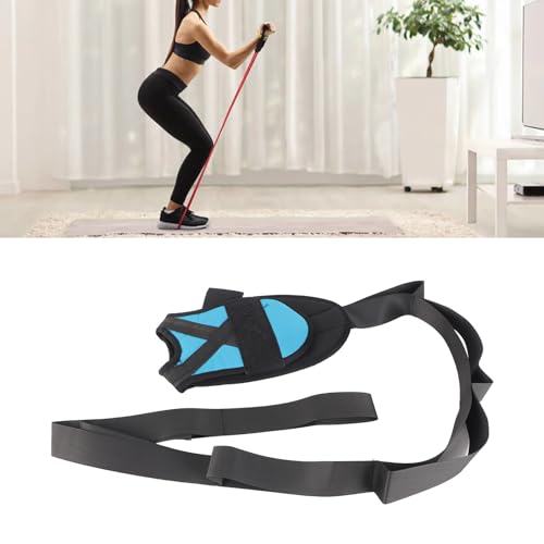 Leg Stretcher Strap | Ankle Rehabilitation Training/Yoga Flexibility/Home Workouts | SBR Nylon Stretch Band with Hook Loop Fastener | Joint Mobility & Injury Prevention