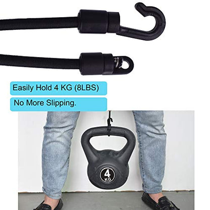 2 Pcs Rod Tamer Strap Holder Deck Mount Connector Gunwale Mount Rod Strap Rod Hold Down Strap - color: Black X 8 Pack