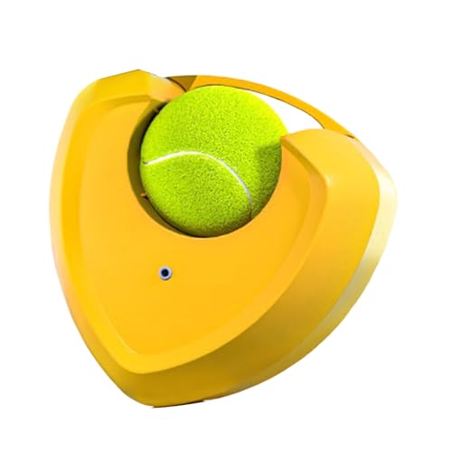 Tool Quick Setup None Water Tennis Practice Equipment Includes Ball for High Bounce Training Enduring Tennis Trainer Rebounds with Rope None Water