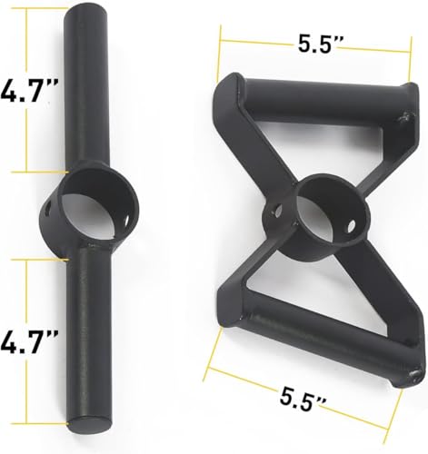 Adjustable kettlebell Handle, Heavy Duty Kettlebell Handle for Plates, Loading Pin with D-bar, Double D-bar and T-bar for Olympic Weight Plates, Hold Up 200lbs. - color: Extra D-bar