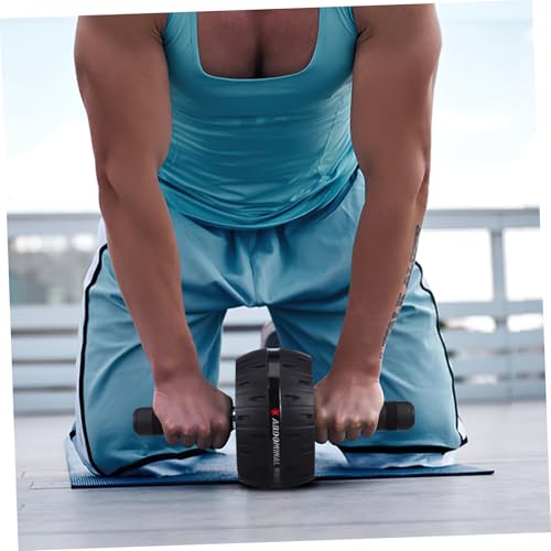 BESPORTBLE Fitness Equipment Ab Roller Wheel with Wide Stable Wheel and Ergonomic Handles for Multi-angle Core Exercise Material Suitable for Men Women Beginners and Experts at Home Gym