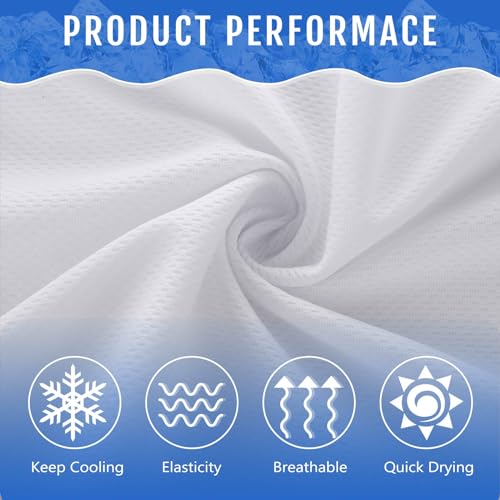 Hosuly 30 Pack Cooling Towels 40"x12" - color: White