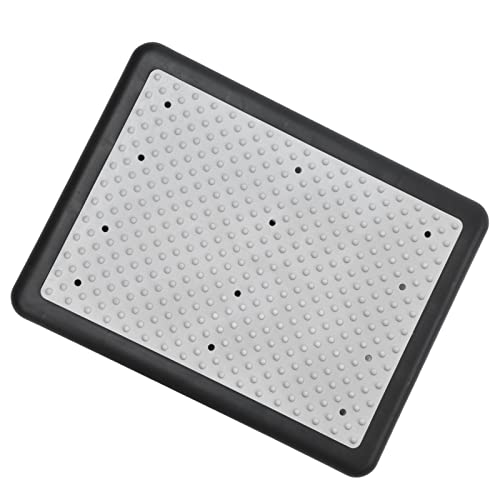 Anti Slip Half Step Stool, Stackable Outdoor Riser, 16.9 Inch Plastic Non Slip Step - Durable Support, Lightweight Portable Design, Ideal for Elderly and Limited Mobility