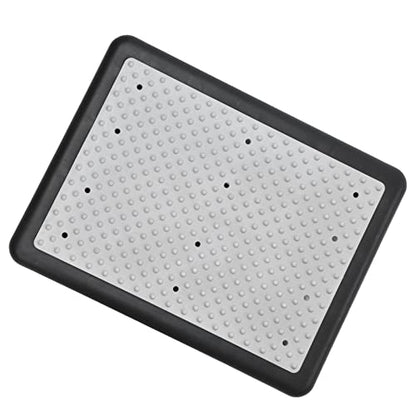 Stackable Anti Slip Half Step Stool for Elderly – Lightweight Outdoor Riser Step with Non Slip Surface for Home Garden Car Use