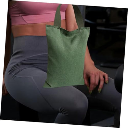 Mikikit 2kg Sandbag with Handle for Yoga and Fitness Versatile Weighted Bag for Workouts Portable Leg Sandbag for Strength Training and Balance Improvement