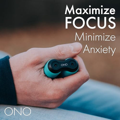 ONO Roller - Handheld Fidget Toy for Adults | Help Relieve Stress, Anxiety, Tension | Promotes Focus, Clarity | Compact, Portable Design (Teal, Full Size - ABS Plastic) - size: Full Size, style: ABS Plastic - Teal
