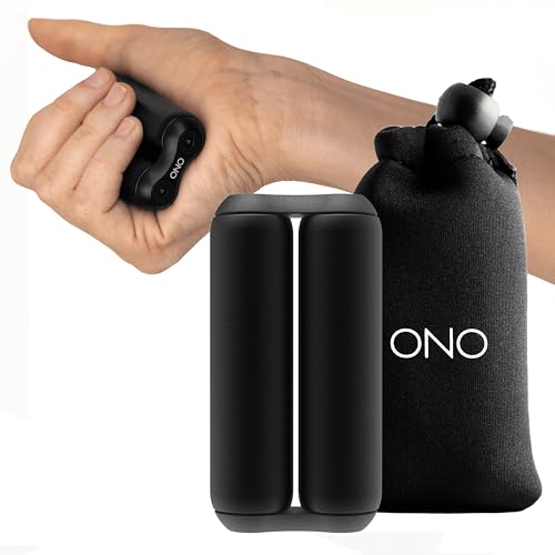ONO Roller - Handheld Fidget Toy for Adults | Help Relieve Stress, Anxiety, Tension | Promotes Focus, Clarity | Compact, Portable Design (Black, Junior Size - Aluminum) - size: Junior Size, style: Aluminum - Black
