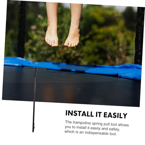 Happyyami Small Trampoline Replacement Handle Metal Trampoline Handle Bar Accessory
