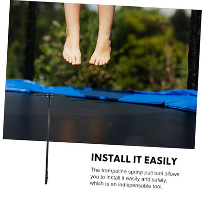 Happyyami Small Trampoline Replacement Handle Metal Trampoline Handle Bar Accessory
