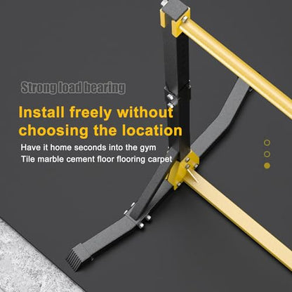 Pull Up Dip Station, Portable Power Tower, Free Standing Pull Up Bar for Home, Gym, 11 Levels Height Adjustment, 400LBS